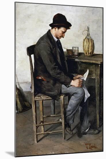 Reading Alone, 1878-1880-Tito Lessi-Mounted Giclee Print