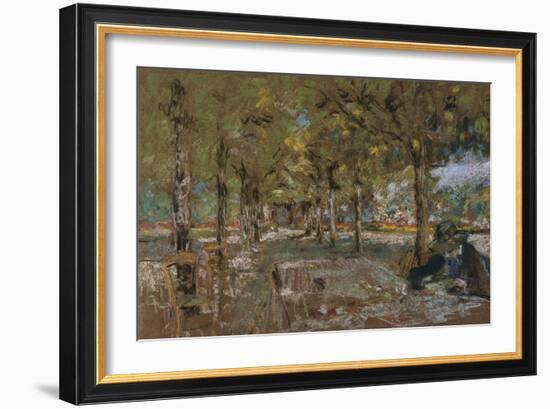 Reading Beneath the Trees at Amfreville; Le Lecture Sous Les Arbres Amfreville-Edouard Vuillard-Framed Giclee Print