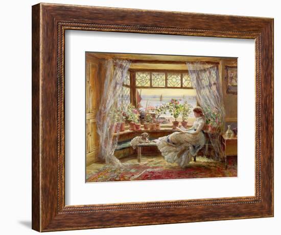 Reading by the Window, Hastings-Charles James Lewis-Framed Giclee Print