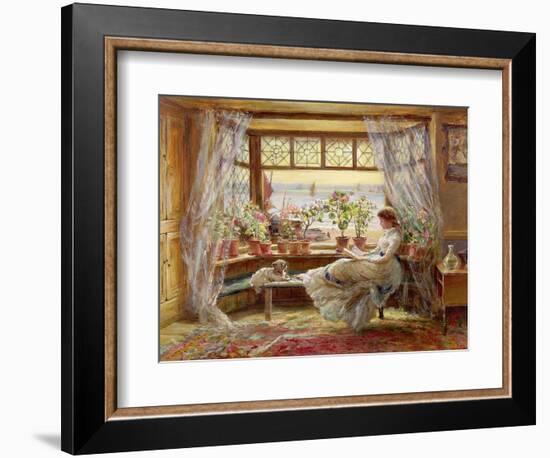 Reading by the Window, Hastings-Charles James Lewis-Framed Giclee Print