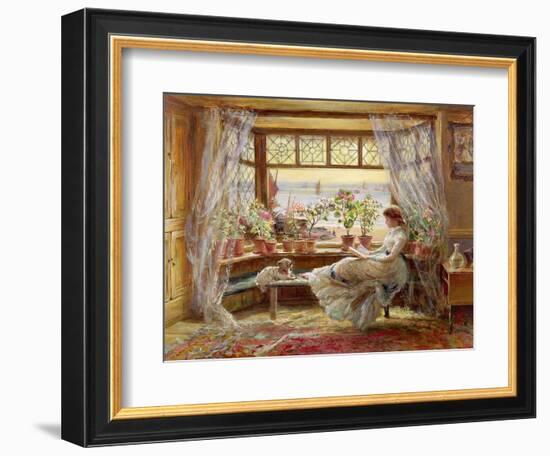 Reading by the Window, Hastings-Charles James Lewis-Framed Giclee Print