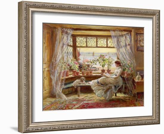 Reading by the Window, Hastings-Charles James Lewis-Framed Giclee Print