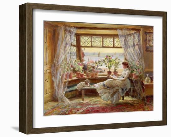 Reading by the Window, Hastings-Charles James Lewis-Framed Giclee Print