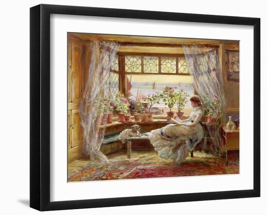 Reading by the Window, Hastings-Charles James Lewis-Framed Giclee Print