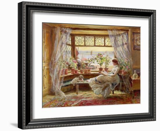 Reading by the Window, Hastings-Charles James Lewis-Framed Giclee Print