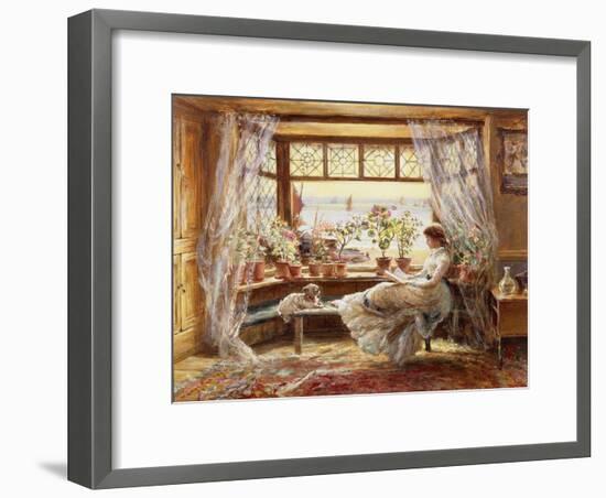 Reading by the Window, Hastings-Charles James Lewis-Framed Giclee Print