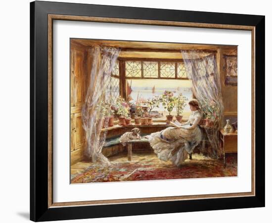 Reading by the Window, Hastings-Charles James Lewis-Framed Giclee Print