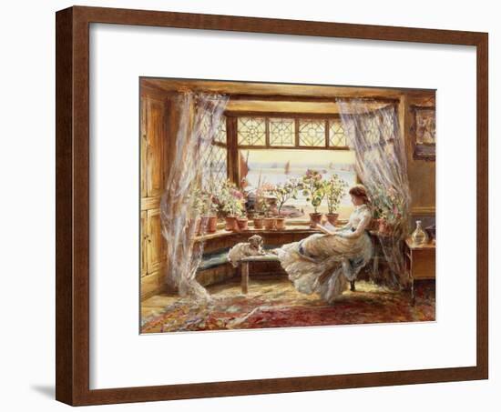 Reading by the Window, Hastings-Charles James Lewis-Framed Giclee Print