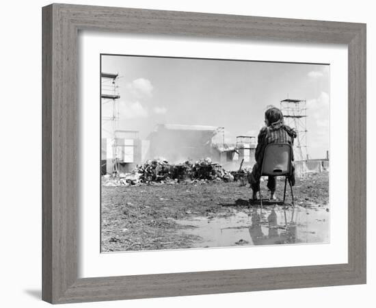 Reading Festival 1971-David White-Framed Photographic Print