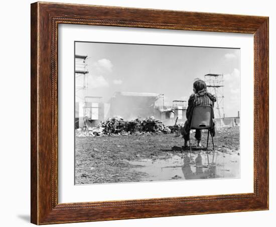 Reading Festival 1971-David White-Framed Photographic Print