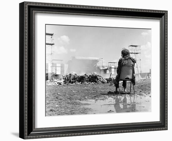 Reading Festival 1971-David White-Framed Photographic Print