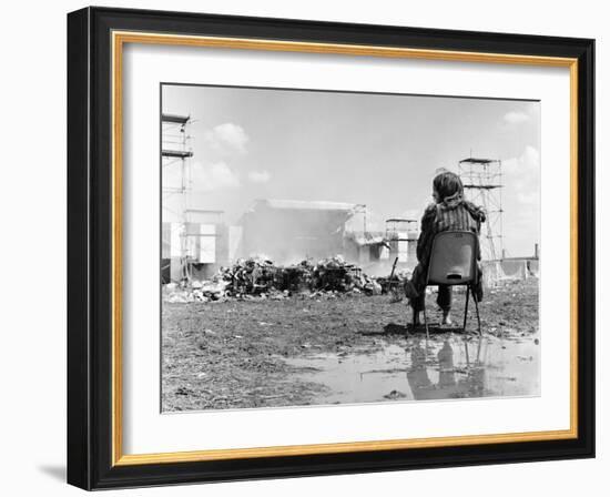 Reading Festival 1971-David White-Framed Photographic Print