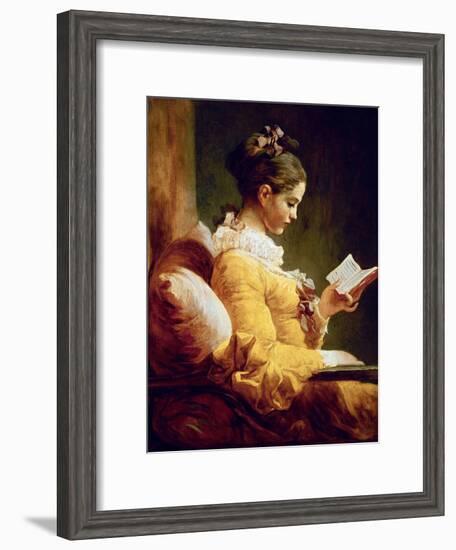Reading Girl, 1776-Jean-Honoré Fragonard-Framed Giclee Print