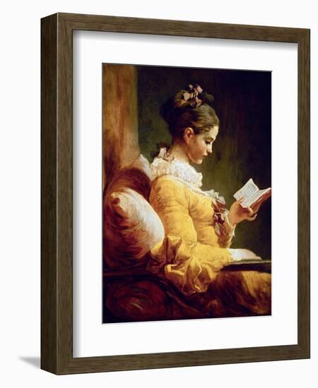 Reading Girl, 1776-Jean-Honoré Fragonard-Framed Giclee Print