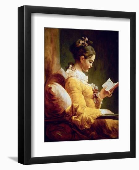 Reading Girl, 1776-Jean-Honoré Fragonard-Framed Giclee Print