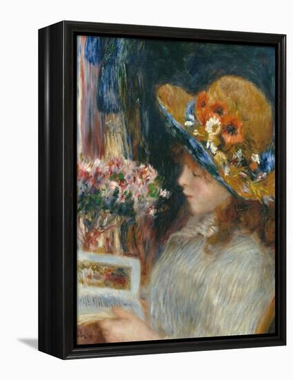 Reading Girl, 1886-Pierre-Auguste Renoir-Framed Premier Image Canvas