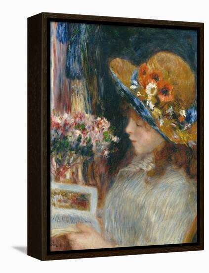 Reading Girl, 1886-Pierre-Auguste Renoir-Framed Premier Image Canvas