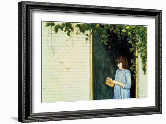 Reading Girl-Ditz-Framed Giclee Print