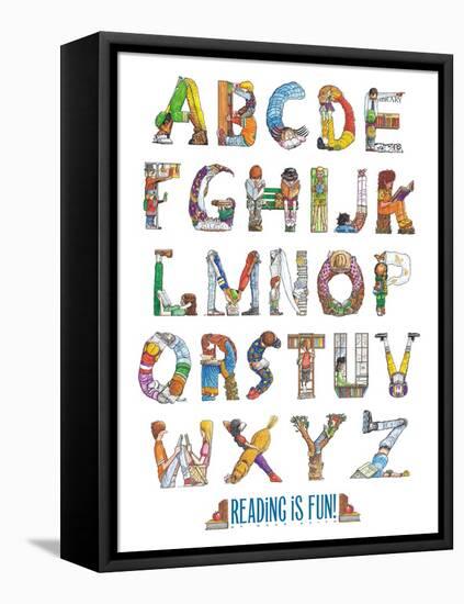 Reading Is Fun!-Doug Keith-Framed Stretched Canvas