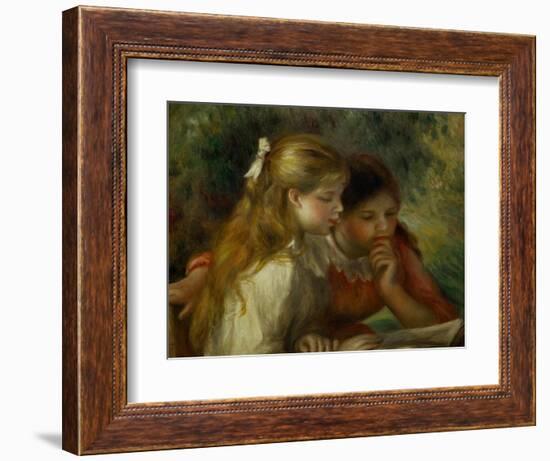 Reading (La Lecture), 1890-1895-Pierre-Auguste Renoir-Framed Giclee Print
