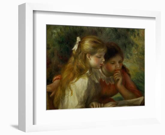 Reading (La Lecture), 1890-1895-Pierre-Auguste Renoir-Framed Giclee Print