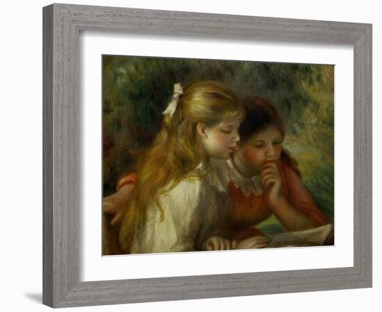 Reading (La Lecture), 1890-1895-Pierre-Auguste Renoir-Framed Giclee Print