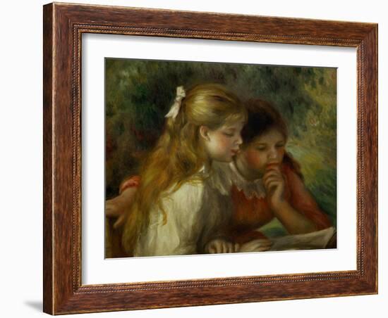 Reading (La Lecture), 1890-1895-Pierre-Auguste Renoir-Framed Giclee Print