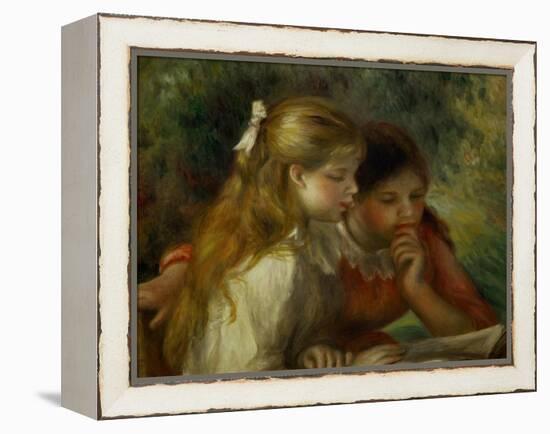 Reading (La Lecture), 1890-1895-Pierre-Auguste Renoir-Framed Premier Image Canvas