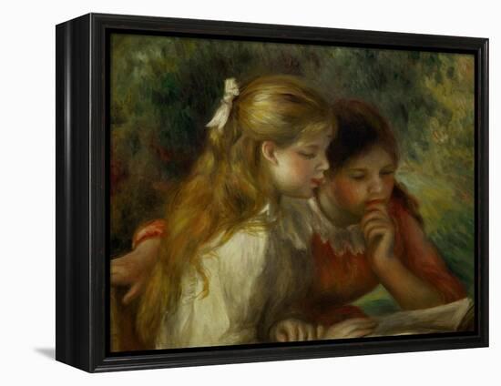 Reading (La Lecture), 1890-1895-Pierre-Auguste Renoir-Framed Premier Image Canvas