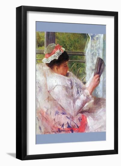 Reading Mrs. (Lydia Cassatt) by Cassatt-Mary Cassatt-Framed Art Print