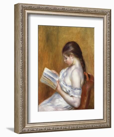 Reading, Painted in 1888-Edgar Degas-Framed Giclee Print