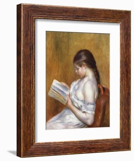 Reading, Painted in 1888-Edgar Degas-Framed Giclee Print