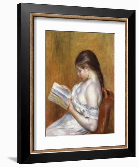 Reading, Painted in 1888-Edgar Degas-Framed Giclee Print