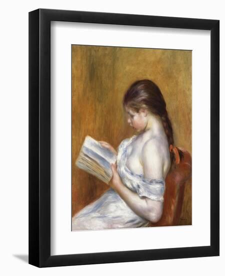 Reading, Painted in 1888-Edgar Degas-Framed Giclee Print