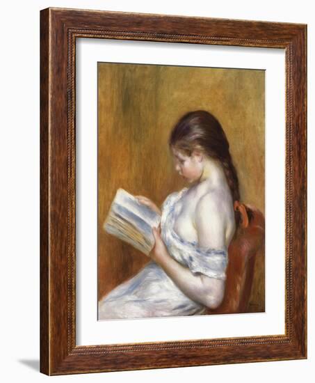 Reading, Painted in 1888-Edgar Degas-Framed Giclee Print