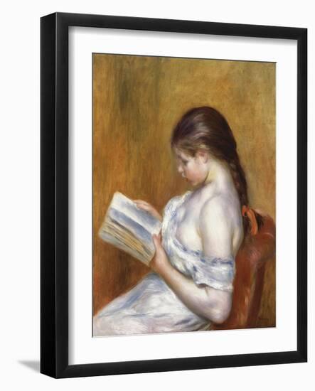 Reading, Painted in 1888-Edgar Degas-Framed Giclee Print