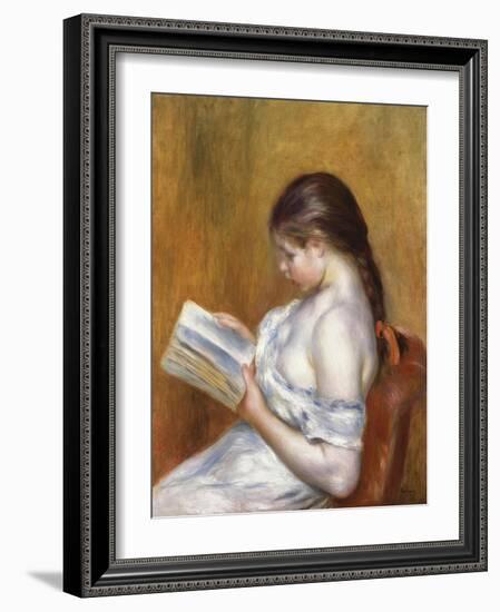 Reading, Painted in 1888-Edgar Degas-Framed Giclee Print