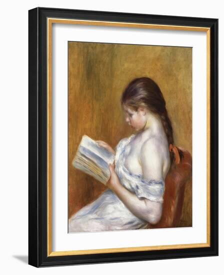 Reading, Painted in 1888-Edgar Degas-Framed Giclee Print