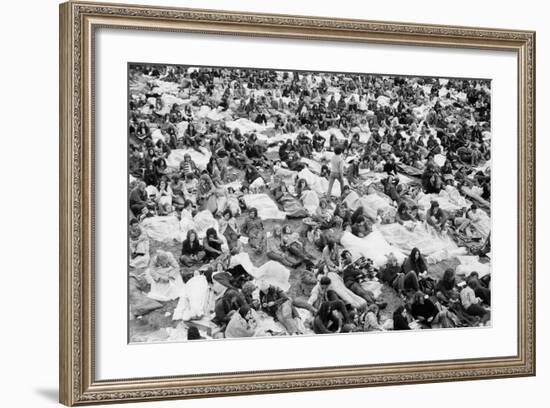 Reading Pop Festival, 1971-David White-Framed Photographic Print