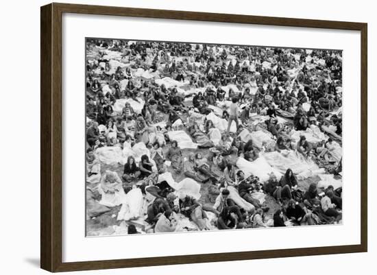 Reading Pop Festival, 1971-David White-Framed Photographic Print