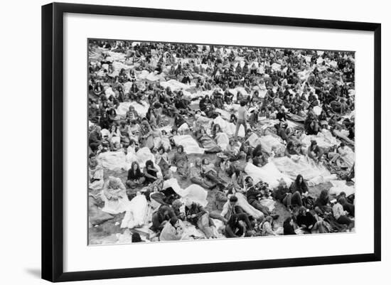 Reading Pop Festival, 1971-David White-Framed Photographic Print
