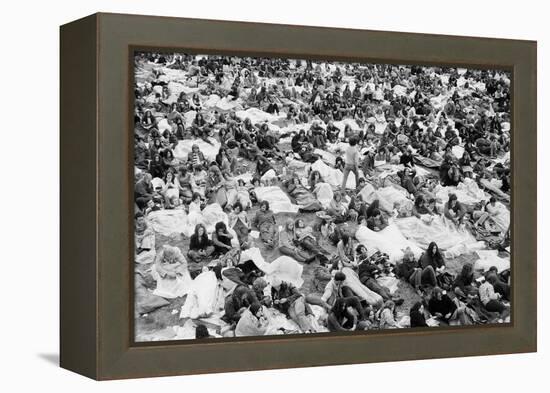 Reading Pop Festival, 1971-David White-Framed Premier Image Canvas