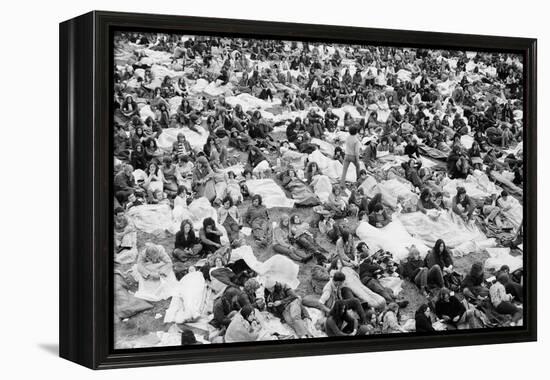 Reading Pop Festival, 1971-David White-Framed Premier Image Canvas