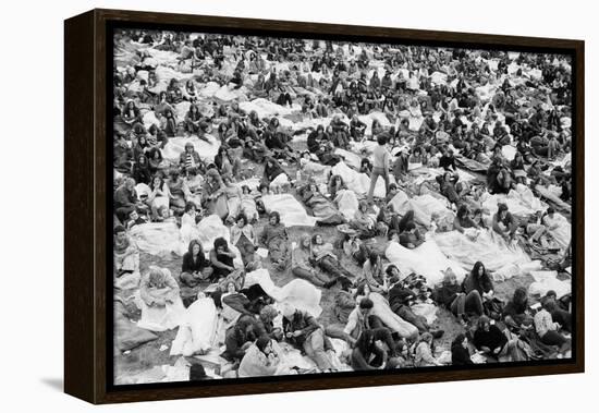 Reading Pop Festival, 1971-David White-Framed Premier Image Canvas