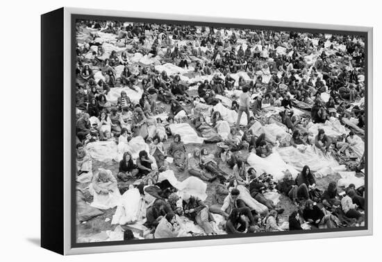 Reading Pop Festival, 1971-David White-Framed Premier Image Canvas