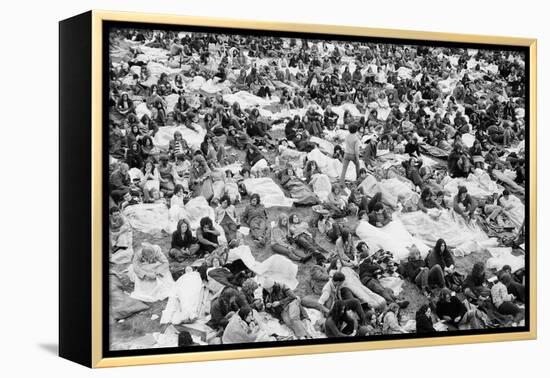 Reading Pop Festival, 1971-David White-Framed Premier Image Canvas