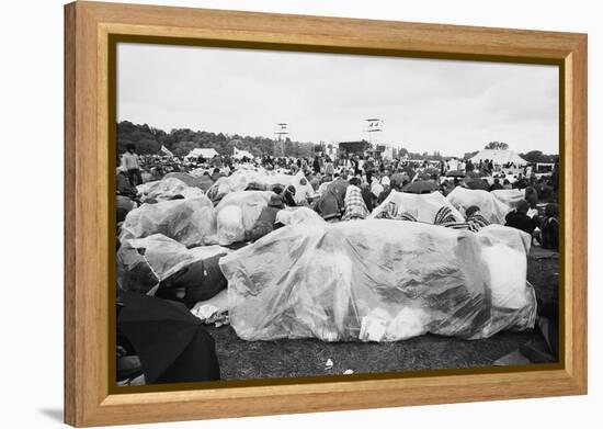 Reading Pop Festival, 1971-David White-Framed Premier Image Canvas