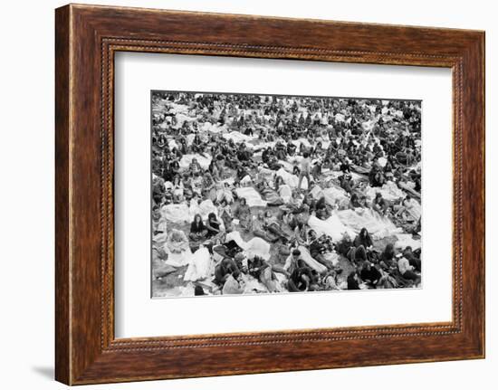 Reading Pop Festival, 1971-David White-Framed Photographic Print