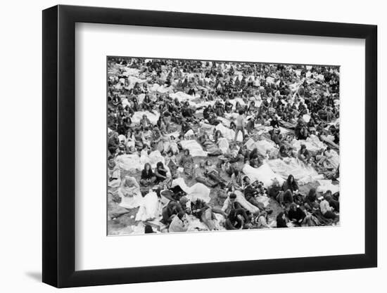 Reading Pop Festival, 1971-David White-Framed Photographic Print