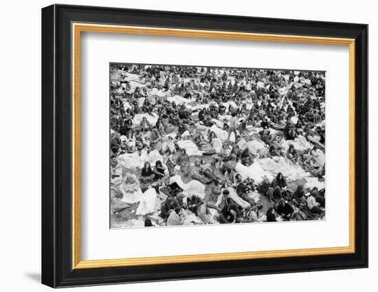 Reading Pop Festival, 1971-David White-Framed Photographic Print